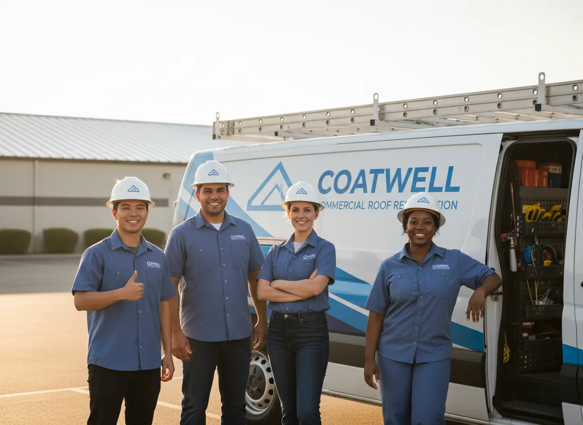 Commercial roof coating company in Bellvue, CO